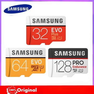 การ์ดหน่วยความจํา Samsung Micro Sd 128Gb ความเร็วสูง 100 Mb / S Evo Plus Pro 64Gb Class10 Tf การ์ด 256Gb 32Gb C10 Uhs-I U3 เมมโมรี่การ์ด