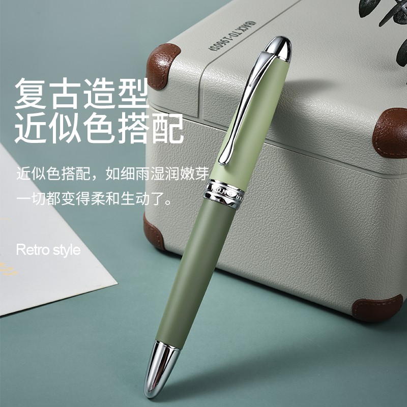 hongdian-5019-fountain-pen-gift-morandi-retro-gift-pen-gift-box-with-ink