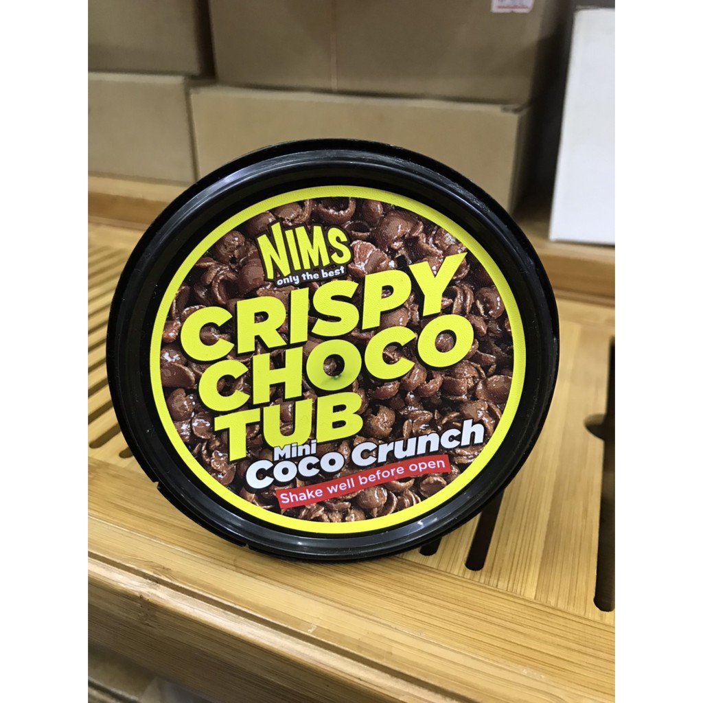 mini-crispy-choco-tub-ทำจากช็อกโกแลต-1ลังมี24กระปุก