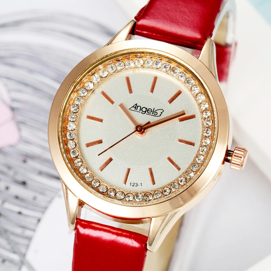นาฬิกา-นาฬิกาข้อมือ-นาฬิกาข้อมือผู้หญิง-นาฬิกาแฟชั่น-นาฬิกาของผู้หญิง-รุ่น-lc-036-สีทอง-แดง