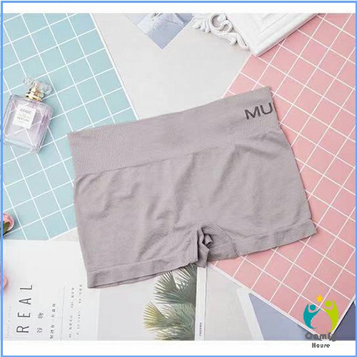 comfy-กางเกงชั้นในสตรี-แบบขาสั้น-เอวสูง-ชุดชั้นใน-boxer-briefs