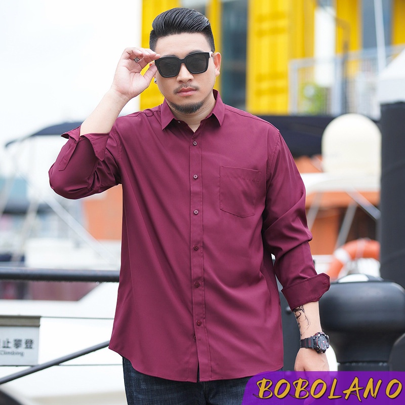 เสื้อเชิ้ตแขนยาวลําลอง-ทรงหลวม-ขนาดใหญ่-โอเวอร์ไซซ์-แฟชั่นนักธุรกิจ-สไตล์เกาหลี-สําหรับผู้ชาย-ไซซ์-3xl-10xl