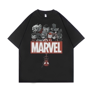 เสื้อยืดโอเวอร์ไซส์เสื้อยืด ขนาดใหญ่ พิมพ์ลาย Psycho Crucify Marvel | สีดํา | เสื้อยืด ขนาดใหญ่ | สไตล์วินเทจ | เสื้อท็อ