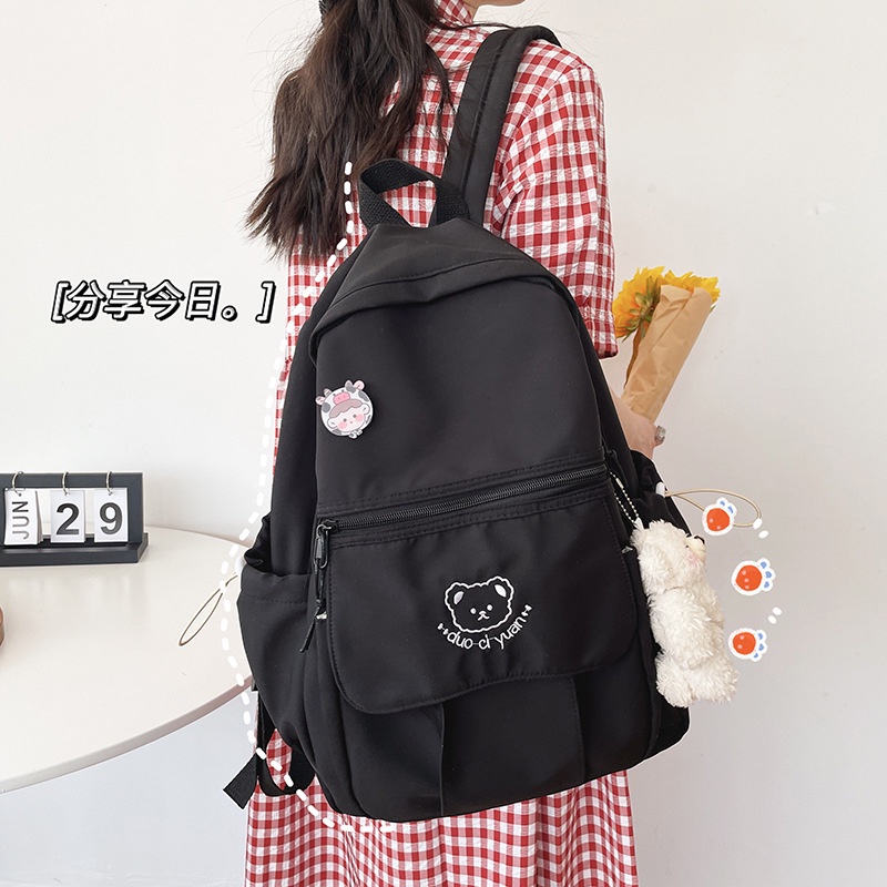 van-gogh-schoolbag-womens-korean-style-harajukuulzzanghigh-school-and-college-student-corduroy-wild-corduroy-backpack-c