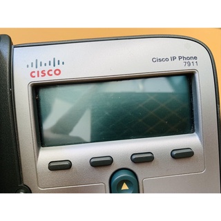 ภาพขนาดย่อของภาพหน้าปกสินค้าCisco IP Phone 7911 Series CP-7911 แบบครบวงจรโทรศัพท์ IP PoE โทรศัพท์ (ราคานี้ไม่รวม Adapter) จากร้าน here_pae บน Shopee ภาพที่ 2