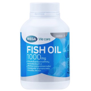 ภาพหน้าปกสินค้าMega Wecare Fish Oil 1000 mg 30 Capsules น้ำมันปลาเมก้า 30 แคปซูล ที่เกี่ยวข้อง