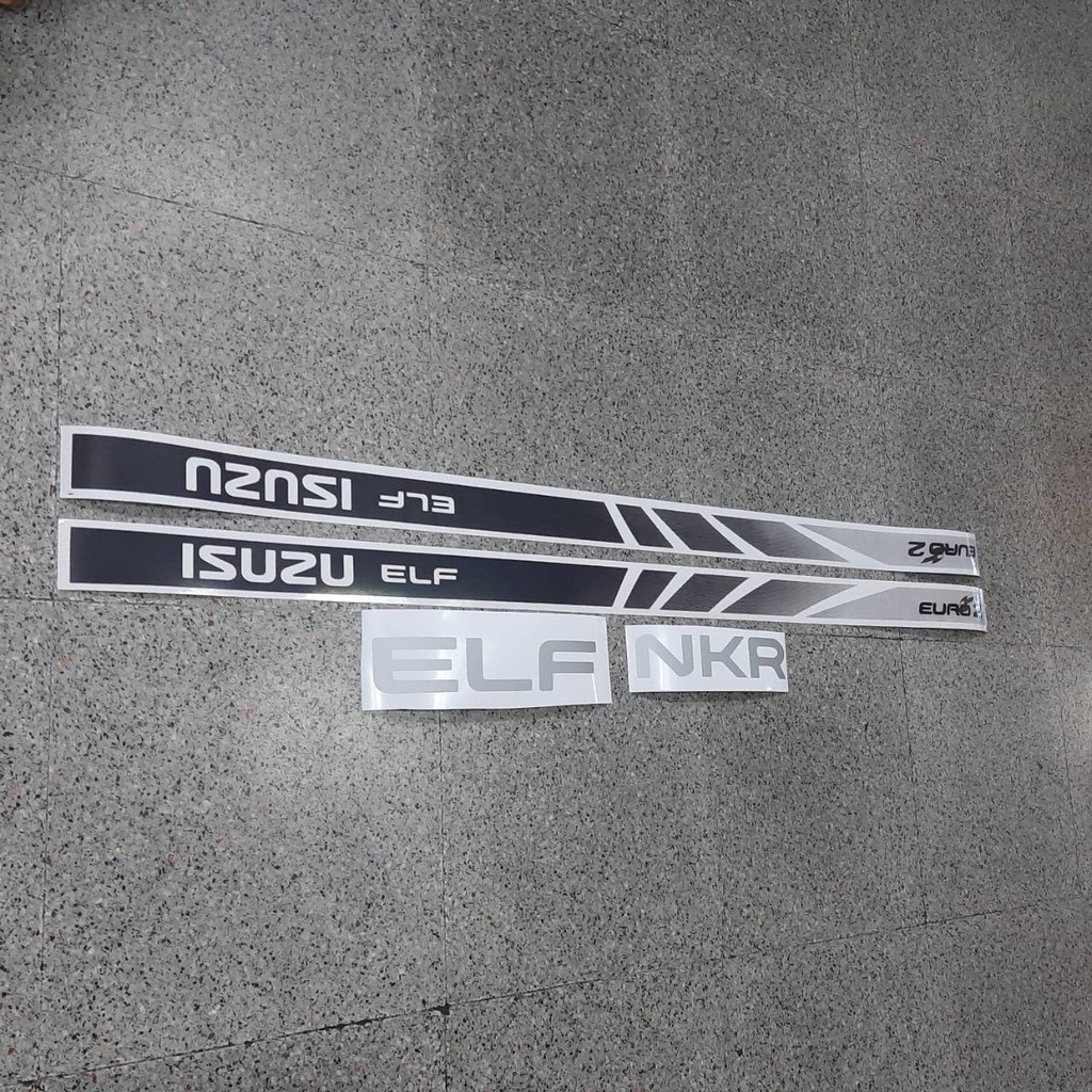 สติ๊กเกอร์แบบดั้งเดิม สำหรับ ISUZU EURO2 ELF NKR NPR NQR sticker ติดรถ ...