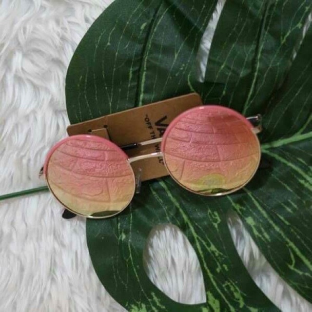 ของแท้-แว่นตากันแดด-vans-circle-of-life-sunglasses-rose-gold-vn0a31t8fsl