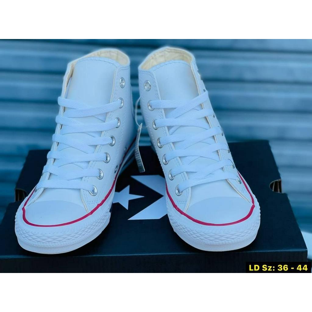 converse-หนัง-รองเท้าผ้าใบผูกเชือกแบบหุ้มข้อพร้อมกล่อง