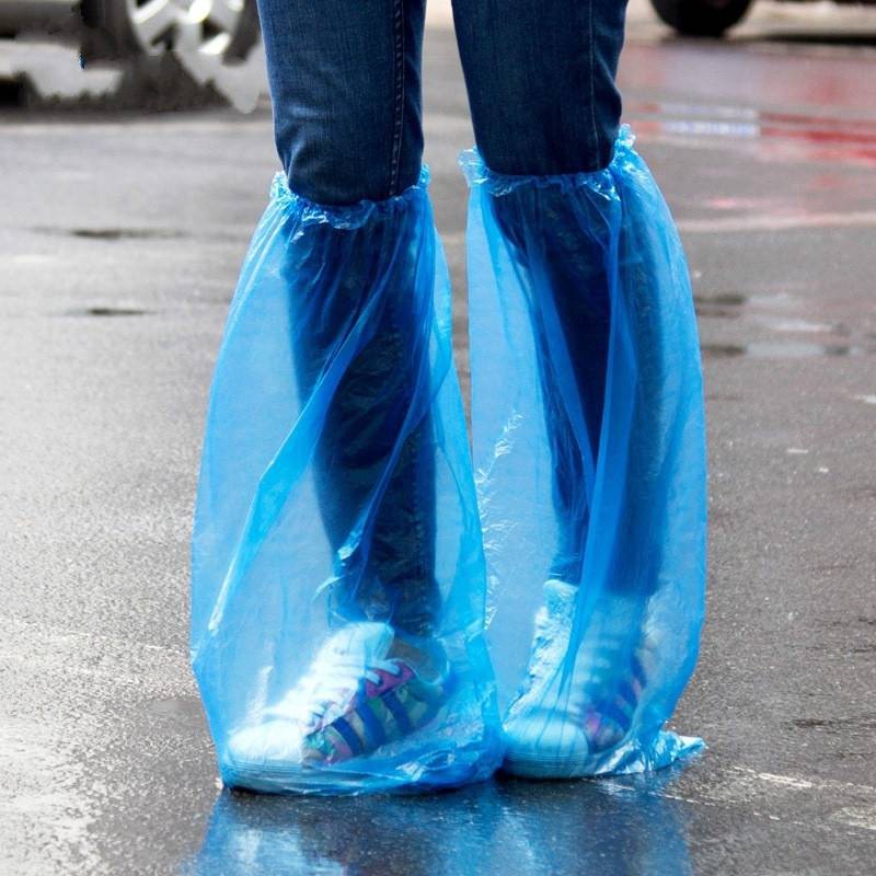 ภาพหน้าปกสินค้าถุงคลุมรองเท้า Leg Cover Plastic(คู่) พร้อมส่ง จากร้าน hongninlapat บน Shopee