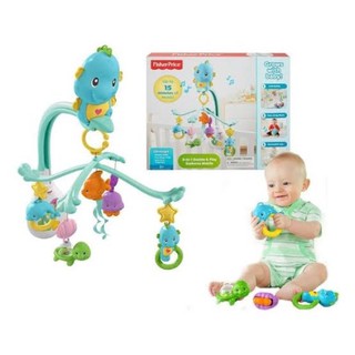 Fisher Price 3-in-1 Soothe and Play Seahorse Mobile