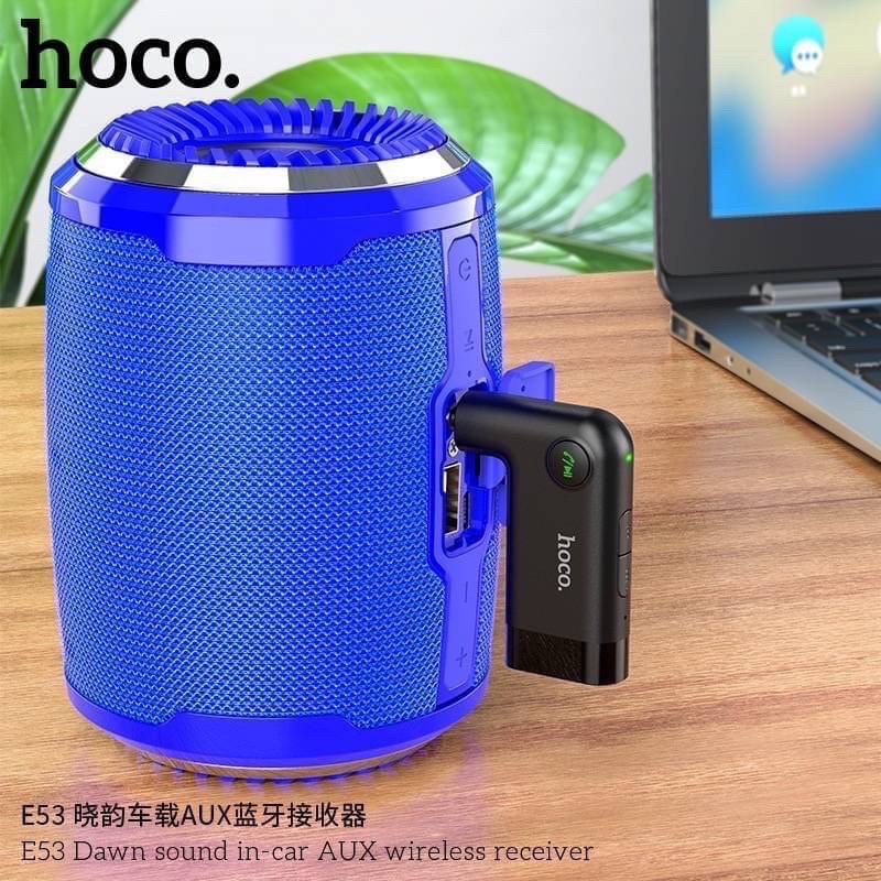 hoco-อุปกรณ์รับสัญญาณบลูทูธ-car-bluetooth-e53-bt-v5-0-ของแท้-100