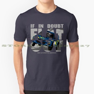 tshirtเสื้อยืดคอกลมฤดูร้อนเสื้อยืดลําลอง แขนสั้น พิมพ์ลาย Colin Mcrae Tribute Flat Out Summer สําหรับ Mitsubishi Colin M