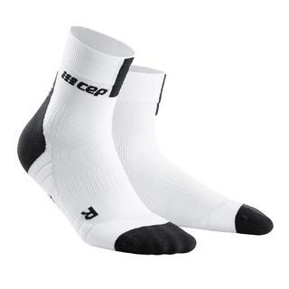 CEP DYNAMIC+ SHORT SOCKS - WHITE/BLACK - WOMEN III