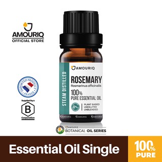 นํ้ามันหอมระเหยโรสแมรี ฝรั่งเศส กลั่นไอน้ำบริสุทธิ์แท้ 100% France Rosemary Essential Oil Steam-Distilled โรสเมรี่