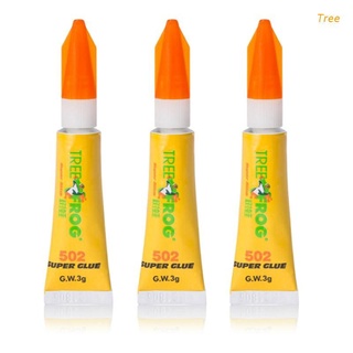 พร้อมส่ง! กาวtree frog ซุปเปอร์กูลเนื้อเจลใส อเนกประสงค์สำหรับงานdiy กาวน้ำ ซ่อมแซมรองเท้า งานประดิษฐ์ เหนียวแน่น 3g