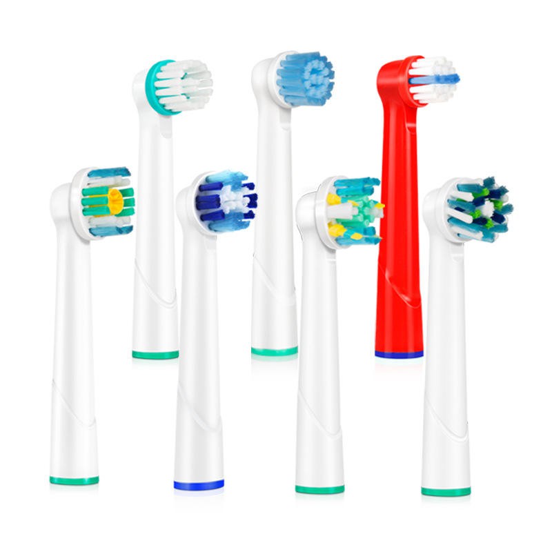 4pcs-หัวแปรงสีฟันไฟฟ้า-oral-b-สำหรับ-oral-b-pro-3000-pro-5000-pro-7000-เปลี่ยนแปรงในวรรคเดียวกัน-goflex-electronics