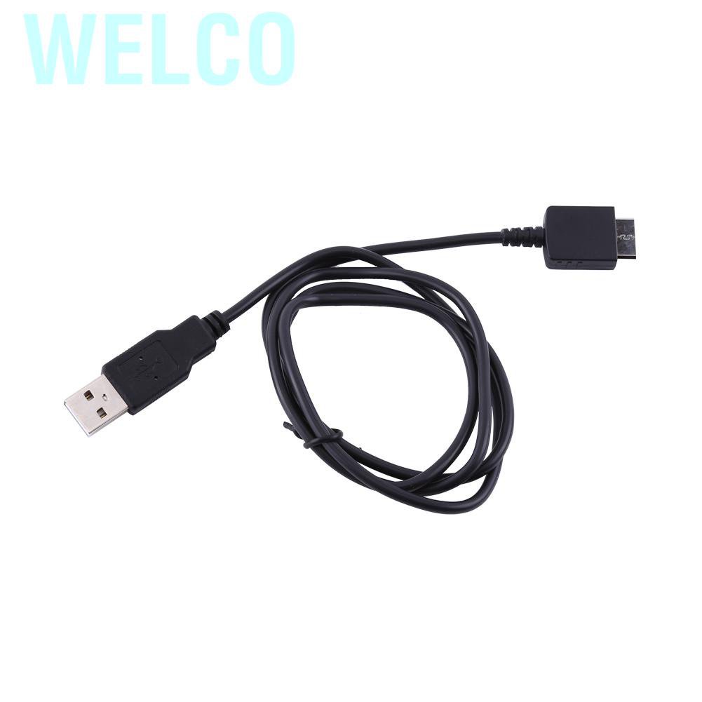 ins-ready-stock-usb-2-0-sync-data-cable-cord-charger-for-sony-walkman-nwz-mp3-mp4-player-black