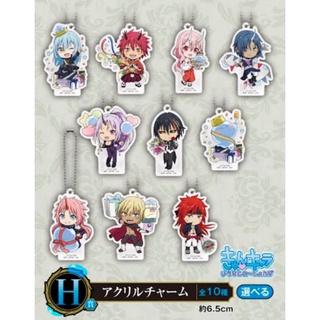 (ของแท้ มือ1) Ichiban Kuji Tensei shitara Slime Datta Ken พวงกุญแจ อคิลิค