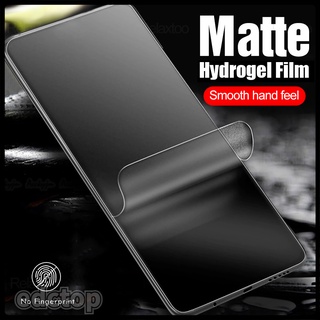2pcs matte hydrogel soft film for Xiaomi Redmi note 10 9s 9t 9 8 pro 7 8t 9a 9c nfc poco f3 no fingerprint screen film