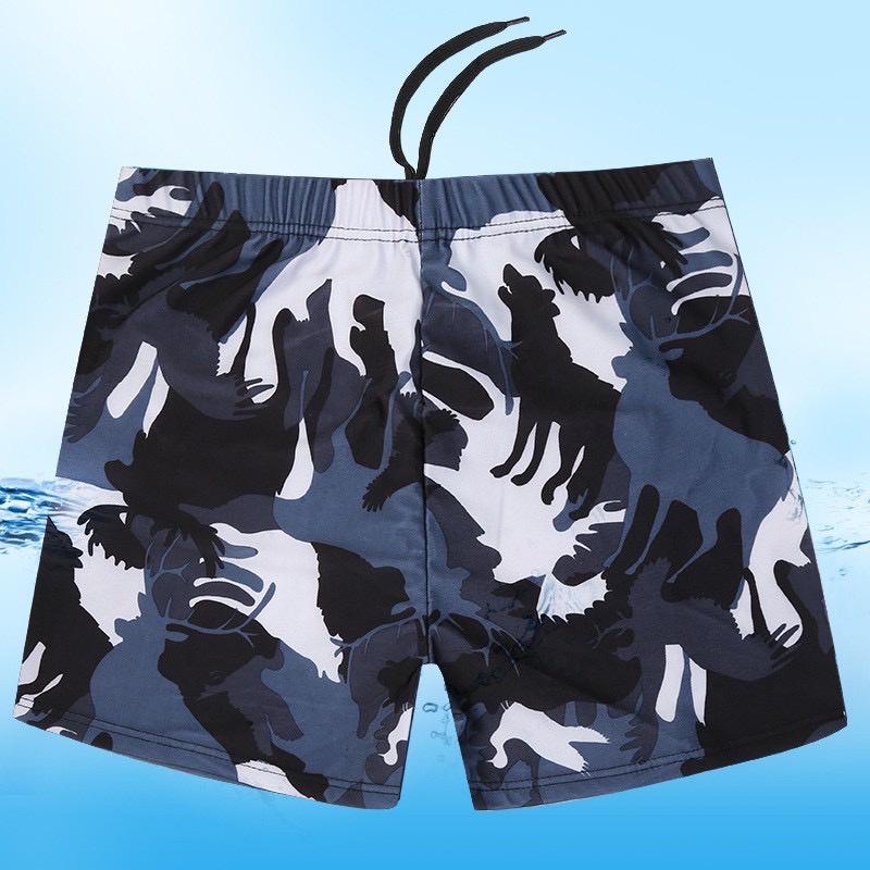 ภาพสินค้าพร้อมส่ง กางเกงว่ายน้ำบุรุษมีเชือกผูกXL-3XLนื้อผ้าลื่นใส่สบาย จากร้าน yibaidu_shop บน Shopee ภาพที่ 4