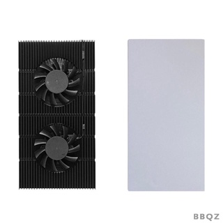 Graphic Card Backplane Cooler, GPU Backplate Radiator Memory Cooling Fans Heatsink for RTX 3080 3070