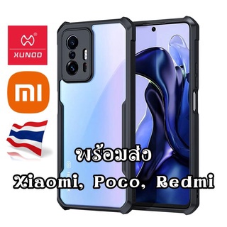 XUNDD เคส Xiaomi Mi 12 T Pro/Mi11T/Mi 10T Pro/Mi 10T/ Mi11T Pro / Mi13T Mi13Tpro  เคสกันเลนส์กล้อง หลังใส-ขอบนิ่ม