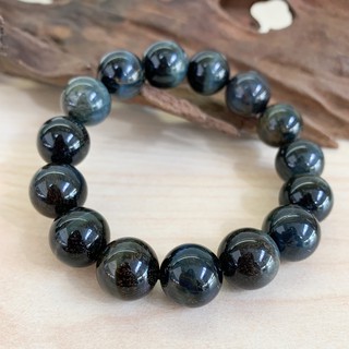 กำไลข้อมือ Gray Tigers Eye ตาเสือ สีเทา เกรด A ** หินธรรมชาติ 100% **