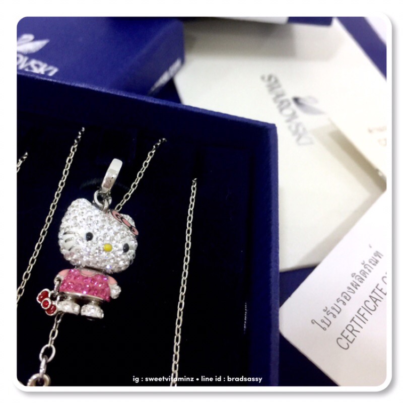 swarovski-kitty-pendant-and-necklace-สินค้าใหม่-ของแท้-จาก-swarovski-คร้า