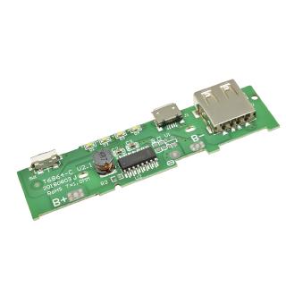 DIYMORE บอร์ดโมดูลพาวเวอร์แบงค์ PCB แบบ USB 5V 2A สำหรับชาตไฟ