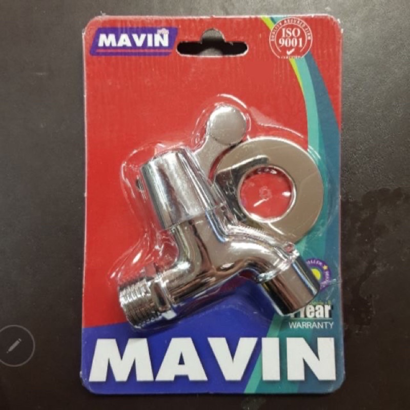 mavin-ก๊อกน้ำคอสั้นปากกรอง-หัวเหรียญบาท-สำหรับลงบ่อ-ขนาด-1-2