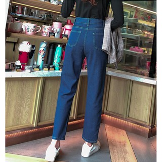 ภาพขนาดย่อของภาพหน้าปกสินค้ากางเกงยีนส์ทรงหลวมกาเกงขายาว จากร้าน yunhuangshop บน Shopee ภาพที่ 6