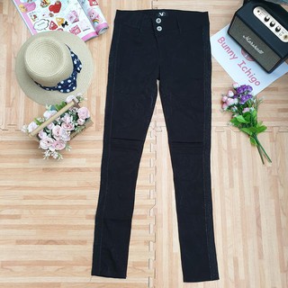 🍓 Caixuan 🐰  กางเกง มือ1 ขายาว  มือ1 สีดำ
