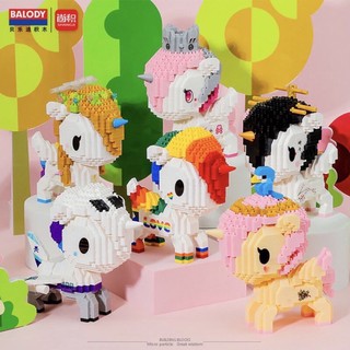 เลโก้นาโนไซส์ XL - LP 210588-210589 / Balody 18186-18200 Tokidoki Unicorno