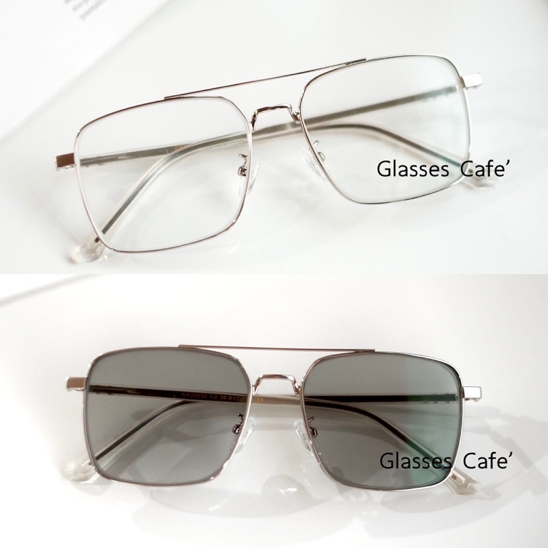 ภาพสินค้าแว่นสายตาสั้นออโต้ กัน UV ค่าสายตา -0.50 ถึง -4.00 กรองแสง+ออกแดดปรับสีเทาดำ (29232B) จากร้าน glasses.cafe บน Shopee ภาพที่ 2