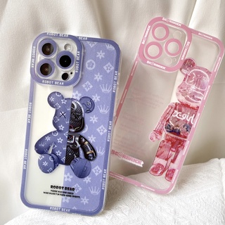 039 เคสลาย BEAR เคสโทรศัพท์ TPU V23 5G Y21T Y76 5G Y33T วีโว่ VIVO Y15S/V23E/Y21 2021/Y33S/Y20/Y12S/Y11/Y12/Y17/Y91C/Y1S