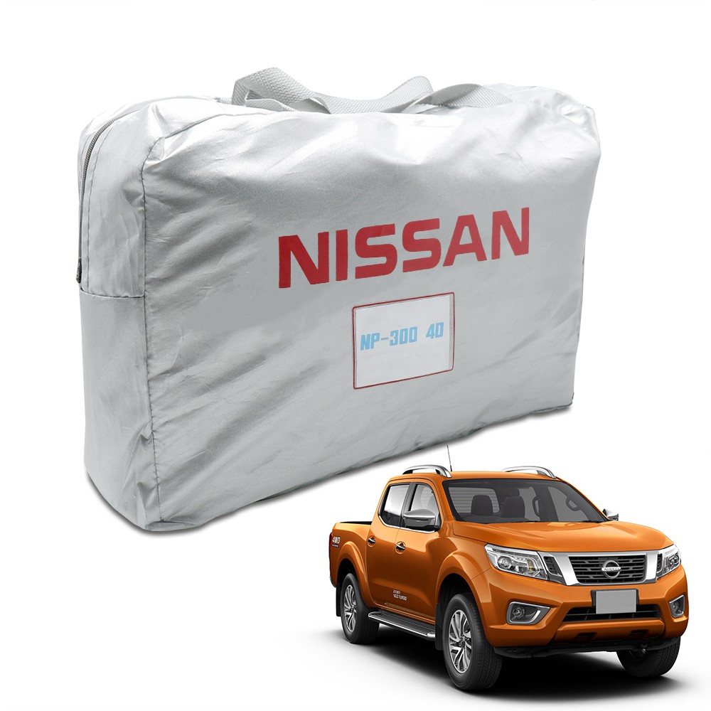 ผ้าคลุมรถ-รุ่น-4ประตู-สี-silver-np300-navara-nissan-4-ประตู-ปี2015-2018