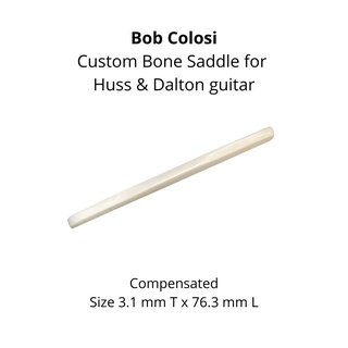 Custom Bone Saddle for Huss &amp; Dalton (BOB Coloci U.S.A.)
