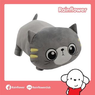 Rainflower ตุ๊กตาแมวตาโต สีเทา