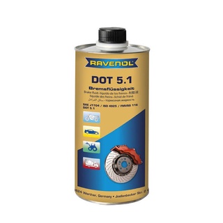 น้ำมันเบรค RAVENOL Dot 5.1 ขนาด 1 ลิตร