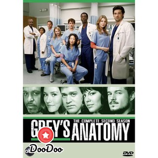 Greys Anatomy Season 2 แพทย์มือใหม่หัวใจเกินร้อย ปี 2 [พากย์อังกฤษ ซับไทย/อังกฤษ] DVD 6 แผ่น