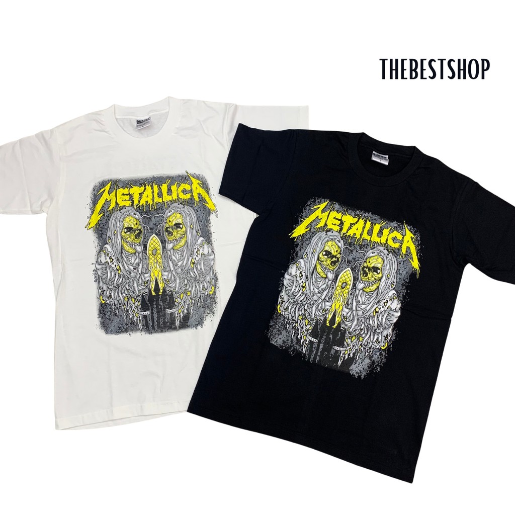 เสื้อวง-metallica-เสื้อวินเทจ-เสื้อวงร็อค-สกรีนสวย-ไม่ควรพลาด