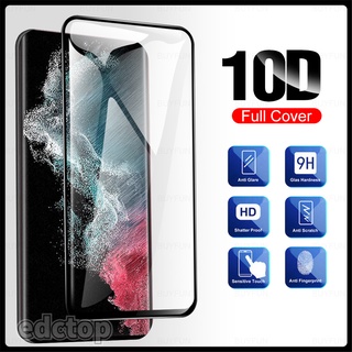 10D For Samsung Galaxy S22 Ultra 5G Glass Phone Screen Protector For Galaxy S22 Plus S 22 Silk screen Tempered Glass