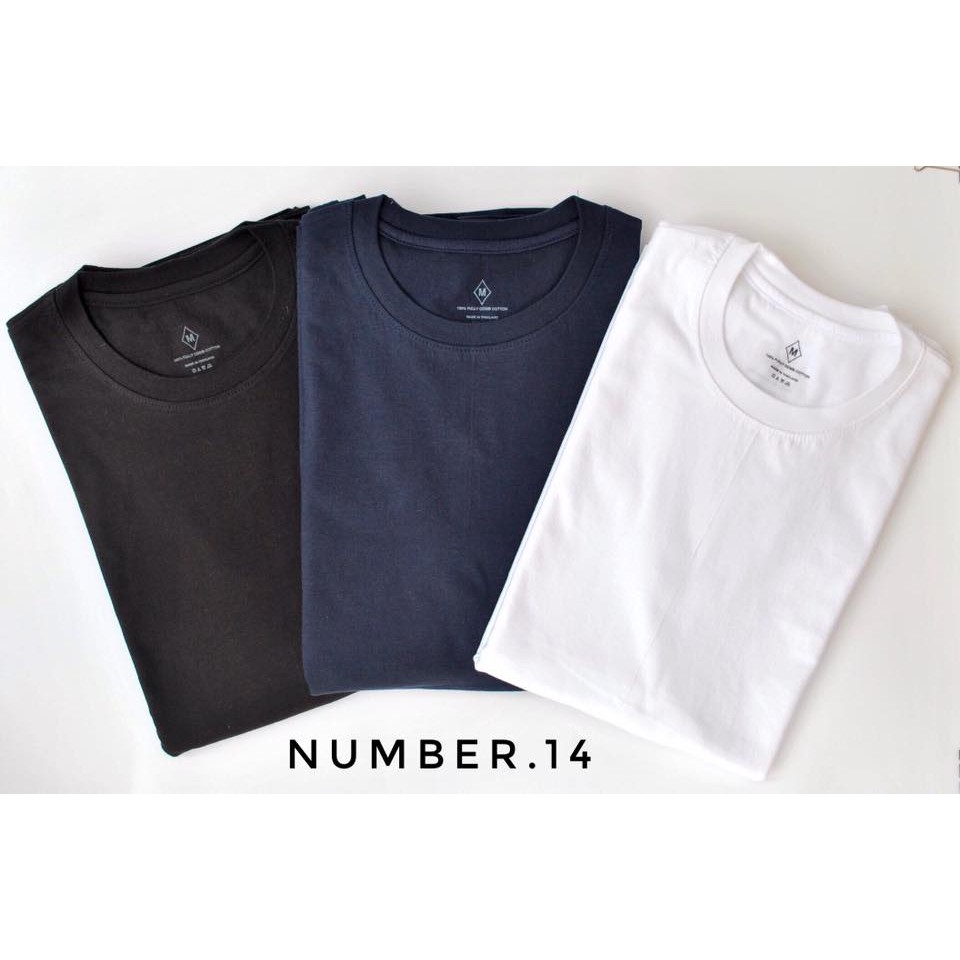 ออกใบกำกับภาษีได้-premium-cotton-t-shirt-เสื้อยืดสีพื้นเกรดพรีเมี่ยม-คอกลม-ไม่มีการเย็บตะเข็บข้างตัวเสื้อ