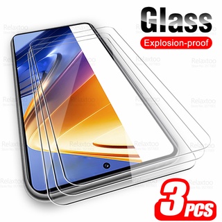 3PCS Full Cover Protective Glass For Xiaomi Poco F4 GT 5G Tempered Glas Pocco F 4 PocoF4 GT F4GT NFC Screen Protector Phone Film