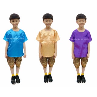 ภาพหน้าปกสินค้าเสื้อผ้าไทย ชุดไทย เด็กผู้ชาย ใส่ไปโรงเรียน (เฉพาะเสื้อ)  สินค้าพร้อมส่ง ‼️ ที่เกี่ยวข้อง