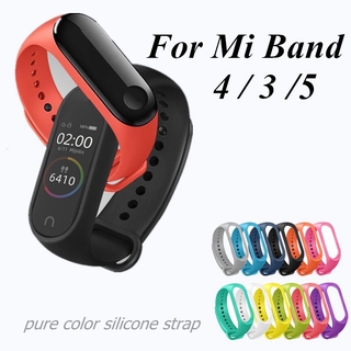 สินค้า สร้อยข้อมือสำหรับ Xiao Mi Mi Band 5 4 3 สายกีฬานาฬิกาสายรัดข้อมือซิลิโคนสำหรับ Xiaomi Mi Band สร้อยข้อมือ Mi Band สาย สายmi Band 2 Mi Band Strap Mi Band Strap Mi Band Strap