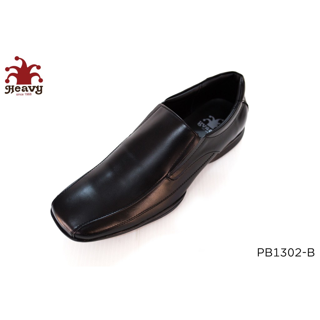 ภาพหน้าปกสินค้าHEAVY SHOESรองเท้าทางการแบบสวม PB1302 ดำ จากร้าน heavy_official_store บน Shopee