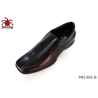 HEAVY SHOESรองเท้าทางการแบบสวม PB1302 ดำ