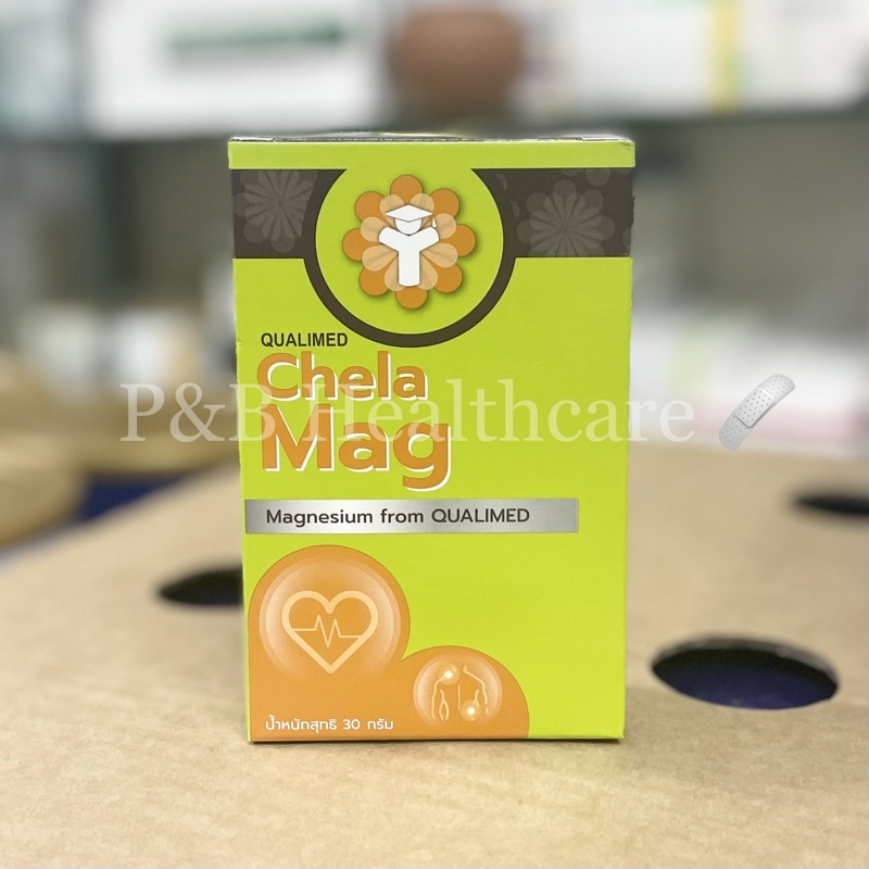 ภาพหน้าปกสินค้าChelaMag Chelated Magnesium คีเลต แมกนีเซียม 30 Tabs จากร้าน pb_healthcare บน Shopee